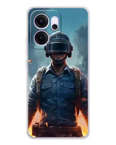 Чехол для OPPO Reno14 F с картинкой «PUBG — реалистичный герой» Чехол для OPPO Reno14 F с картинкой «PUBG — реалистичный герой»