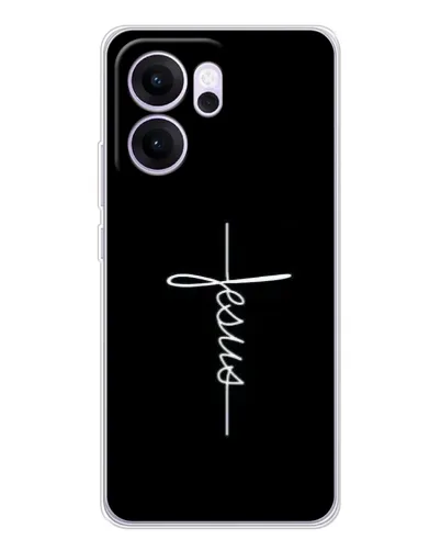 Чехол для OPPO Reno14 F с картинкой «Тонкая линия веры»