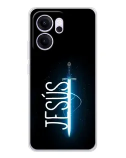 Чехол для OPPO Reno14 F с картинкой «Меч Духа Jesus»