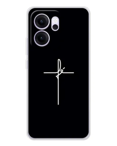Чехол для OPPO Reno14 F с картинкой «Тонкий крест» Чехол для OPPO Reno14 F с картинкой «Тонкий крест»