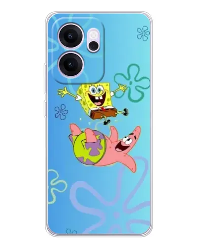 Чехол для OPPO Reno14 F с картинкой «Спанч Боб и Патрик» Чехол для OPPO Reno14 F с картинкой «Спанч Боб и Патрик»