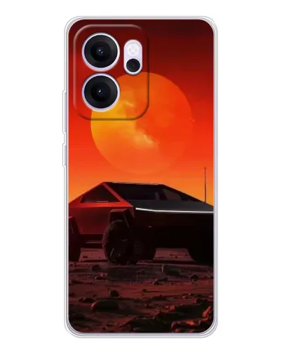 Чехол для OPPO Reno14 F с картинкой «Cybertruck на Марсе» Чехол для OPPO Reno14 F с картинкой «Cybertruck на Марсе»