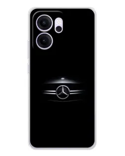 Чехол для OPPO Reno14 F с картинкой «Mercedes — абстрактные линии» Чехол для OPPO Reno14 F с картинкой «Mercedes — абстрактные линии»