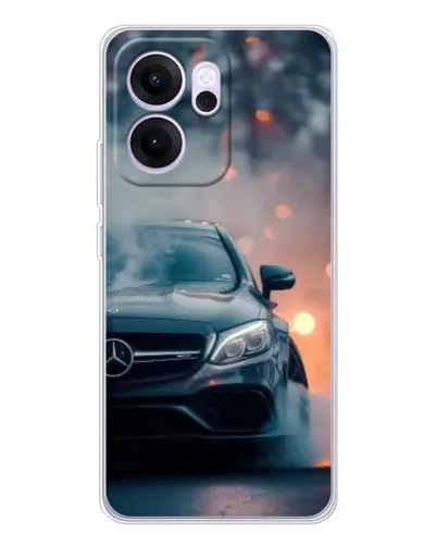 Чехол для OPPO Reno14 F с картинкой «Mercedes — ночной город» Чехол для OPPO Reno14 F с картинкой «Mercedes — ночной город»