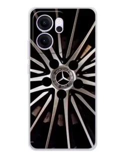 Чехол для OPPO Reno14 F с картинкой «Диск Mercedes»
