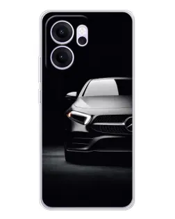 Чехол для OPPO Reno14 F с картинкой «Свет фар Mercedes»