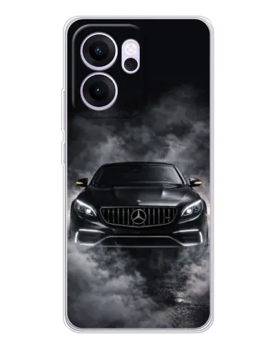 Чехол для OPPO Reno14 F с картинкой «Mercedes в дыму» Чехол для OPPO Reno14 F с картинкой «Mercedes в дыму»