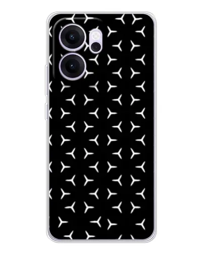 Чехол для OPPO Reno14 F с картинкой «Mercedes паттерн звезд» Чехол для OPPO Reno14 F с картинкой «Mercedes паттерн звезд»