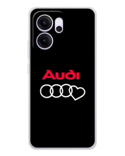 Чехол для OPPO Reno14 F с картинкой «Логотип Audi Heart»