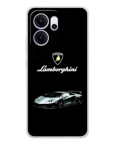 Чехол для OPPO Reno14 F с картинкой «Логотип Lamborghini классика»