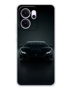 Чехол для OPPO Reno14 F с картинкой «Черный Lamborghini Aventador» Чехол для OPPO Reno14 F с картинкой «Черный Lamborghini Aventador»