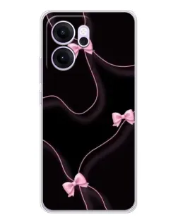 Чехол для OPPO Reno14 F с картинкой «Розовые ленты» Чехол для OPPO Reno14 F с картинкой «Розовые ленты»