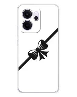 Чехол для OPPO Reno14 F с картинкой «Диагональный бант» Чехол для OPPO Reno14 F с картинкой «Диагональный бант»