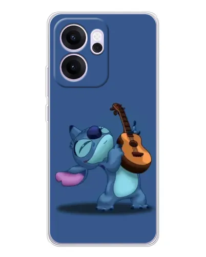 Чехол для OPPO Reno14 F с картинкой «Стич с укулеле»