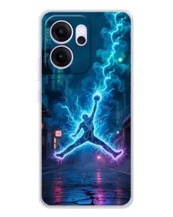 Чехол для OPPO Reno14 FS с картинкой «Jordan Gold Jumpman»