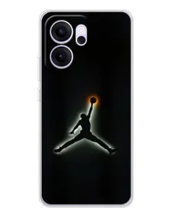 Чехол для OPPO Reno14 FS с картинкой «Jordan Gradient Logo»