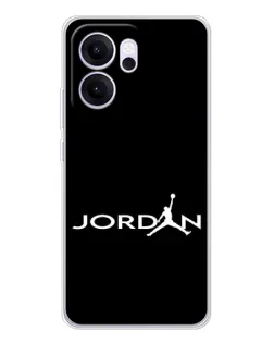 Чехол для OPPO Reno14 FS с картинкой «Jordan White Logo»