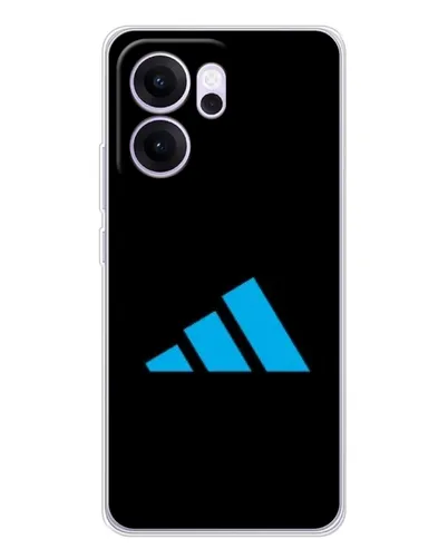Чехол для OPPO Reno14 FS с картинкой «Adidas Cyan Logo»