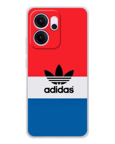 Чехол для OPPO Reno14 FS с картинкой «Ретро блоки Adidas»