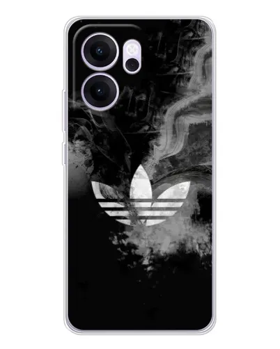 Чехол для OPPO Reno14 FS с картинкой «Абстрактный дым Adidas»