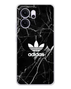 Чехол для OPPO Reno14 FS с картинкой «Белый мрамор Adidas» Чехол для OPPO Reno14 FS с картинкой «Белый мрамор Adidas»