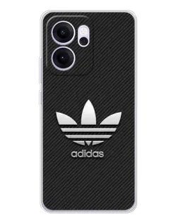 Чехол для OPPO Reno14 FS с картинкой «Adidas Карбоновая текстура»