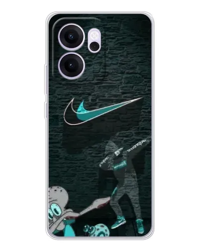Чехол для OPPO Reno14 FS с картинкой «Спортивный арт Nike»