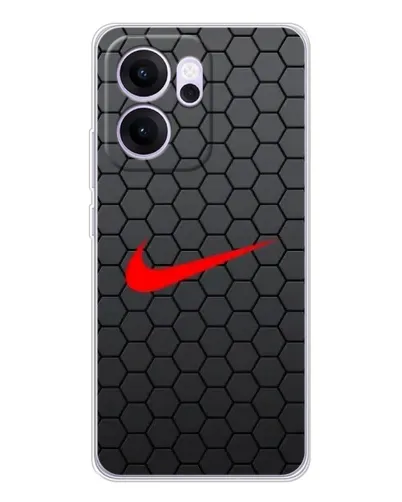 Чехол для OPPO Reno14 FS с картинкой «Nike — карбоновая сетка»