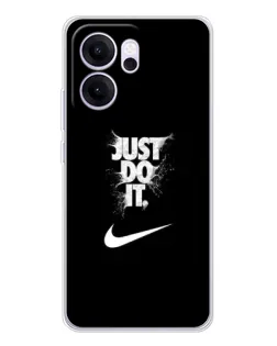 Чехол для OPPO Reno14 FS с картинкой «Текстовый принт Nike» Чехол для OPPO Reno14 FS с картинкой «Текстовый принт Nike»