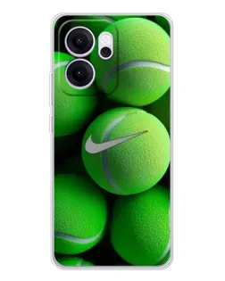 Чехол для OPPO Reno14 FS с картинкой «Теннисные мячи Найк» Чехол для OPPO Reno14 FS с картинкой «Теннисные мячи Найк»