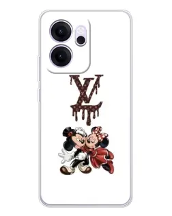 Чехол для OPPO Reno14 FS с картинкой «LV и Микки Маус»