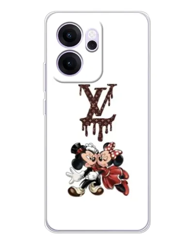 Чехол для OPPO Reno14 FS с картинкой «LV и Микки Маус» Чехол для OPPO Reno14 FS с картинкой «LV и Микки Маус»