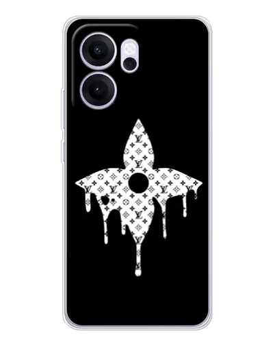 Чехол для OPPO Reno14 FS с картинкой «Цветочная монограмма» Чехол для OPPO Reno14 FS с картинкой «Цветочная монограмма»