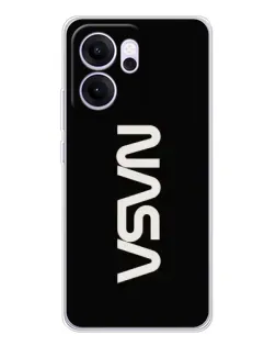 Чехол для OPPO Reno14 FS с картинкой «NASA — вертикальный логотип» Чехол для OPPO Reno14 FS с картинкой «NASA — вертикальный логотип»