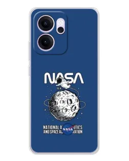 Чехол для OPPO Reno14 FS с картинкой «NASA — лунная миссия» Чехол для OPPO Reno14 FS с картинкой «NASA — лунная миссия»