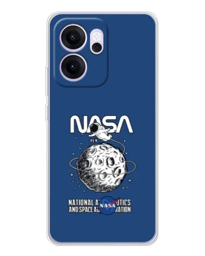 Чехол для OPPO Reno14 FS с картинкой «NASA — лунная миссия» Чехол для OPPO Reno14 FS с картинкой «NASA — лунная миссия»