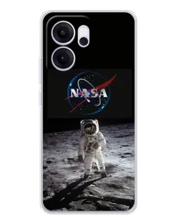 Чехол для OPPO Reno14 FS с картинкой «Астронавт на Луне» Чехол для OPPO Reno14 FS с картинкой «Астронавт на Луне»