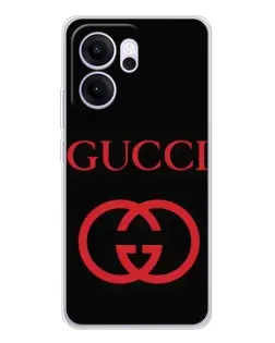 Чехол для OPPO Reno14 FS с картинкой «Gucci — красный логотип» Чехол для OPPO Reno14 FS с картинкой «Gucci — красный логотип»