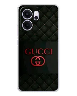 Чехол для OPPO Reno14 FS с картинкой «Gucci — стеганый черный» Чехол для OPPO Reno14 FS с картинкой «Gucci — стеганый черный»