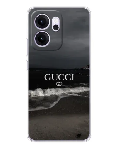 Чехол для OPPO Reno14 FS с картинкой «Gucci — морской прибой»