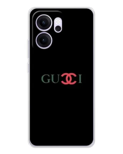 Чехол для OPPO Reno14 FS с картинкой «Gucci — красный градиент»