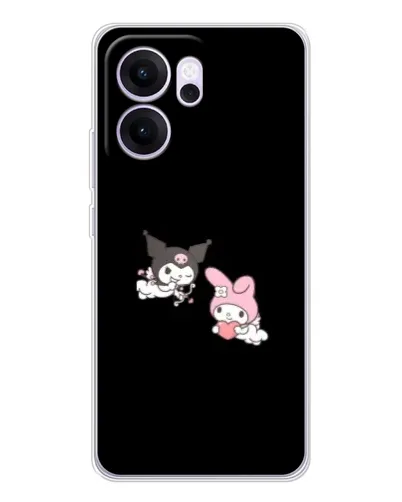 Чехол для OPPO Reno14 FS с картинкой «My Melody и Kuromi»