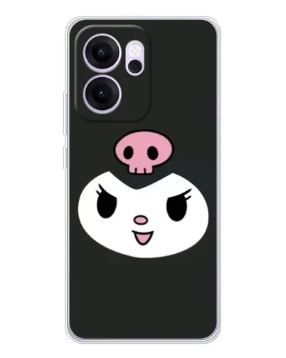 Чехол для OPPO Reno14 FS с картинкой «Большая мордочка Куроми»