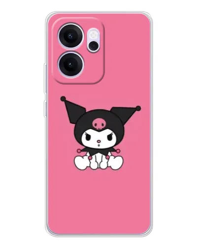 Чехол для OPPO Reno14 FS с картинкой «Хмурая Kuromi»