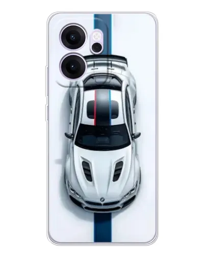 Чехол для OPPO Reno14 FS с картинкой «Вид сверху — BMW M» Чехол для OPPO Reno14 FS с картинкой «Вид сверху — BMW M»