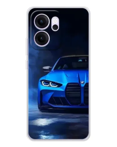Чехол для OPPO Reno14 FS с картинкой «Голубая BMW M4» Чехол для OPPO Reno14 FS с картинкой «Голубая BMW M4»