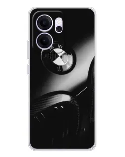 Чехол для OPPO Reno14 FS с картинкой «Эмблема BMW — макро»