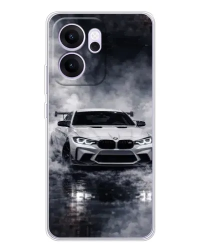 Чехол для OPPO Reno14 FS с картинкой «BMW сквозь туман» Чехол для OPPO Reno14 FS с картинкой «BMW сквозь туман»