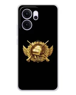 Чехол для OPPO Reno14 FS с картинкой «PUBG — оранжевый градиент» Чехол для OPPO Reno14 FS с картинкой «PUBG — оранжевый градиент»