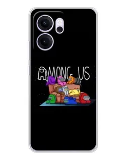 Чехол для OPPO Reno14 FS с картинкой «Логотип Among Us» Чехол для OPPO Reno14 FS с картинкой «Логотип Among Us»